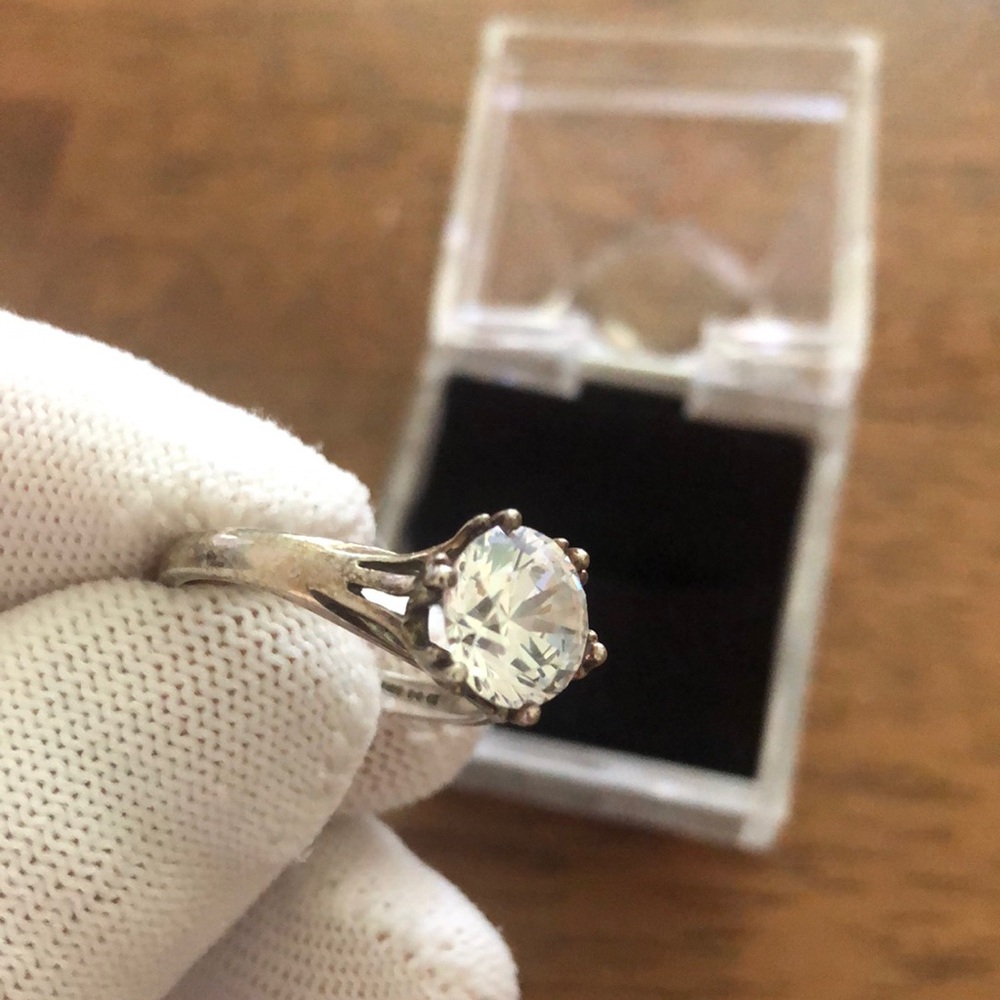 Silver 925 Ring and Quality Diamond Cut CZ